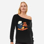 Some Biscuits-Womens-Off Shoulder-Sweatshirt-Freecheese