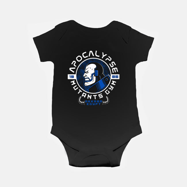 Mutant Gym-Baby-Basic-Onesie-pigboom