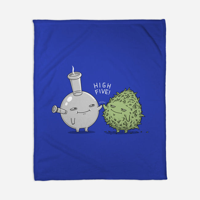 High Five Bud-None-Fleece-Blanket-pigboom