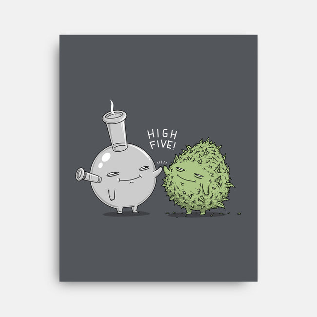 High Five Bud-None-Stretched-Canvas-pigboom