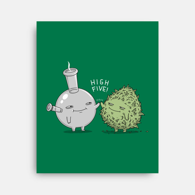 High Five Bud-None-Stretched-Canvas-pigboom