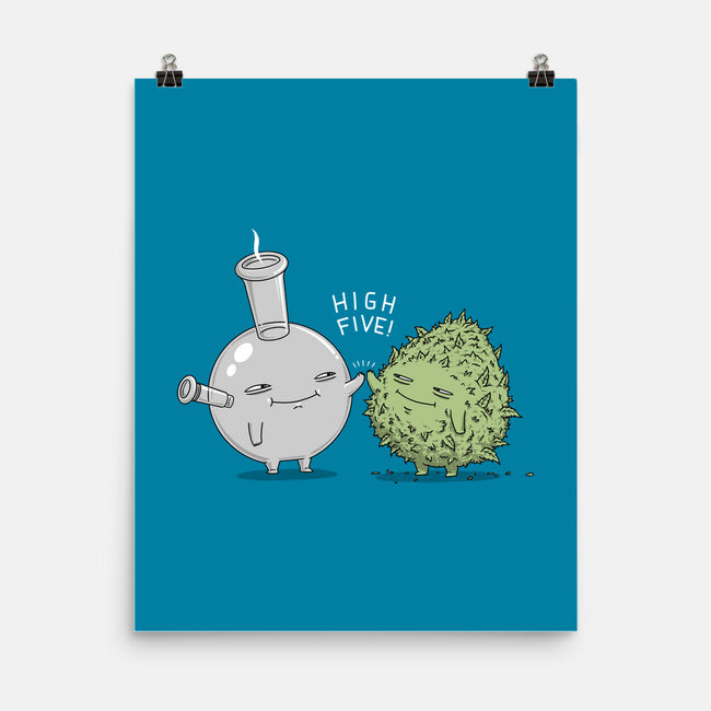 High Five Bud-None-Matte-Poster-pigboom