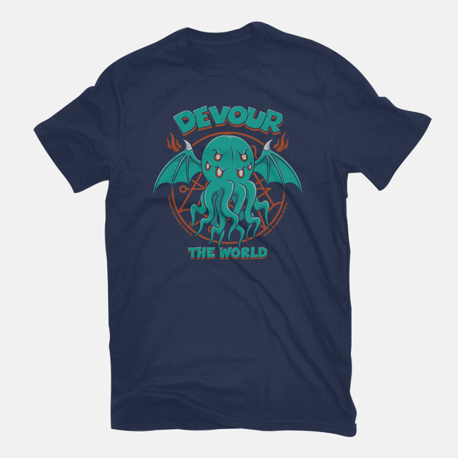 Devour The World-Womens-Basic-Tee-pigboom