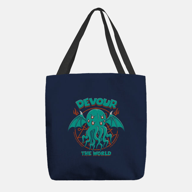 Devour The World-None-Basic Tote-Bag-pigboom