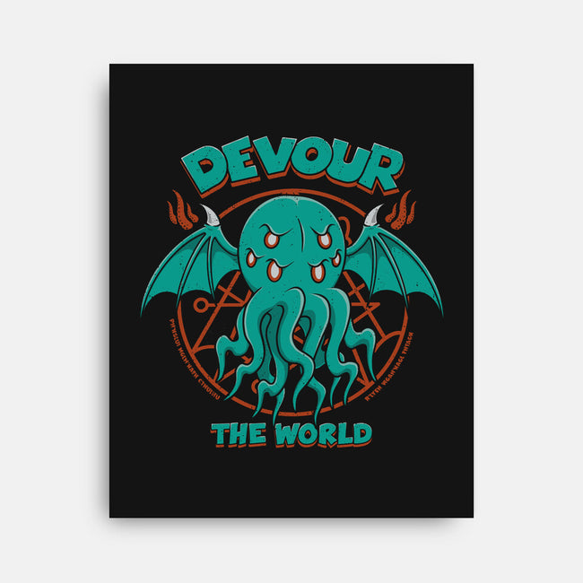 Devour The World-None-Stretched-Canvas-pigboom