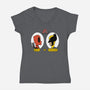 Stupid Antiheroes-Womens-V-Neck-Tee-pigboom