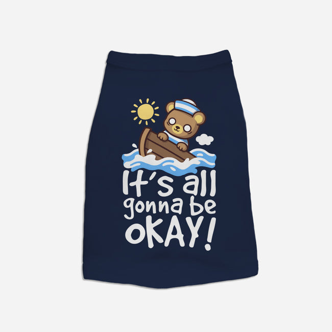 It's All Gonna Be Okay-Cat-Basic-Pet Tank-NemiMakeit