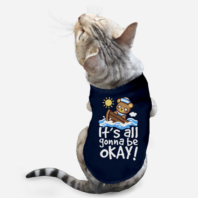 It's All Gonna Be Okay-Cat-Basic-Pet Tank-NemiMakeit