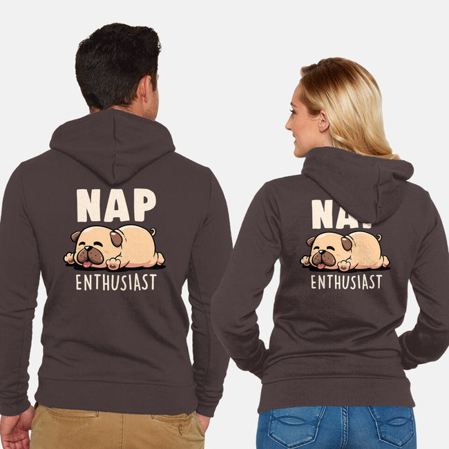 Nap Enthusiast-Unisex-Zip-Up-Sweatshirt-koalastudio