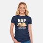 Nap Enthusiast-Womens-Fitted-Tee-koalastudio