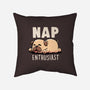 Nap Enthusiast-None-Removable Cover-Throw Pillow-koalastudio