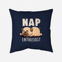 Nap Enthusiast-None-Removable Cover-Throw Pillow-koalastudio