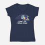 I Can’t Go Bluey-Womens-V-Neck-Tee-koalastudio