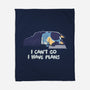 I Can’t Go Bluey-None-Fleece-Blanket-koalastudio