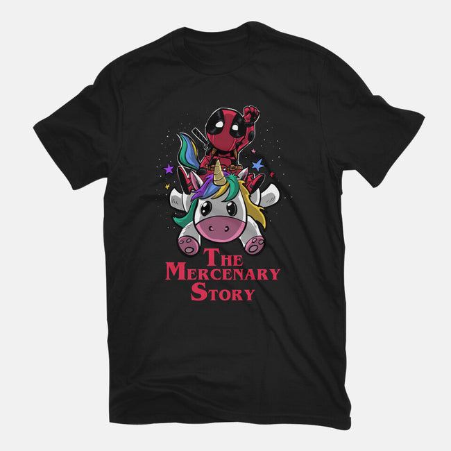 The Mercenary Story-Unisex-Basic-Tee-zascanauta