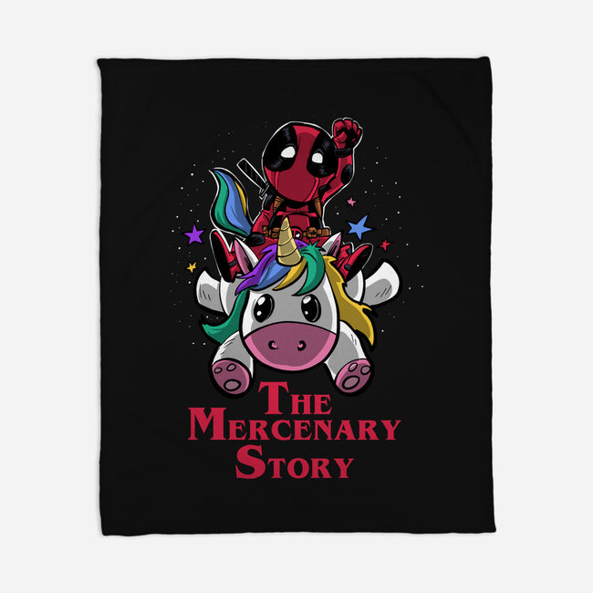 The Mercenary Story-None-Fleece-Blanket-zascanauta