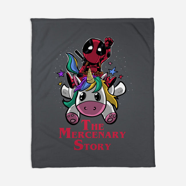 The Mercenary Story-None-Fleece-Blanket-zascanauta