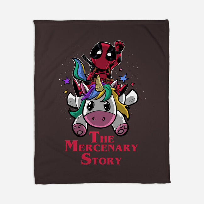 The Mercenary Story-None-Fleece-Blanket-zascanauta