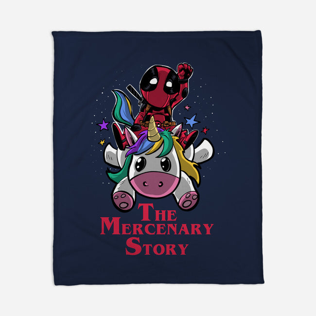 The Mercenary Story-None-Fleece-Blanket-zascanauta