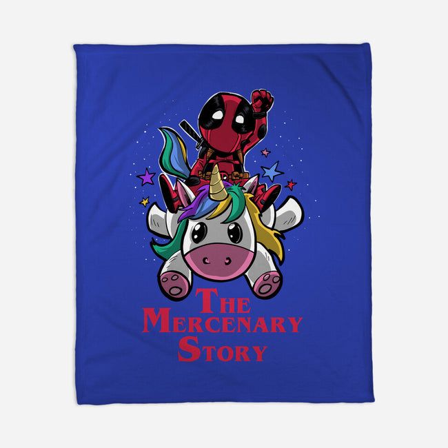 The Mercenary Story-None-Fleece-Blanket-zascanauta