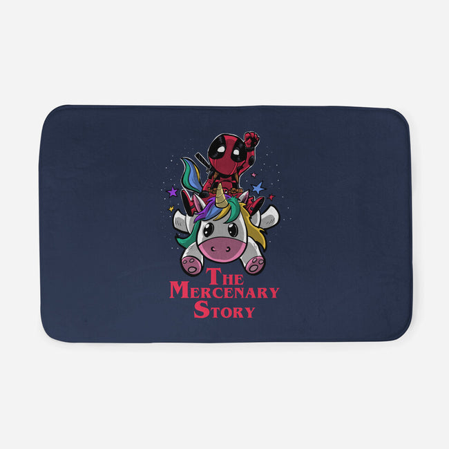 The Mercenary Story-None-Memory Foam-Bath Mat-zascanauta