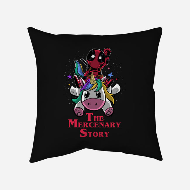 The Mercenary Story-None-Removable Cover-Throw Pillow-zascanauta