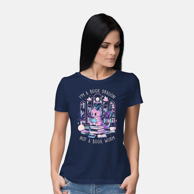 BookDragon-Womens-Basic-Tee-eduely