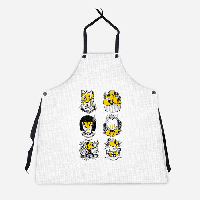 Monster Squad-Unisex-Kitchen-Apron-GODZILLARGE