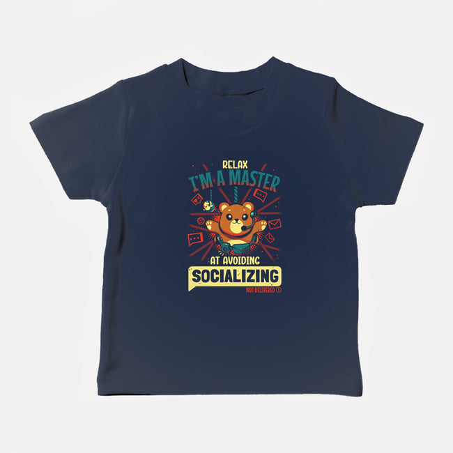 Avoiding Socializing-Baby-Basic-Tee-Heyra Vieira