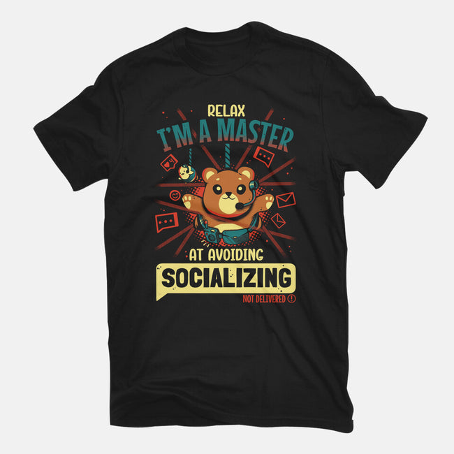 Avoiding Socializing-Unisex-Basic-Tee-Heyra Vieira