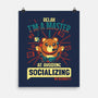 Avoiding Socializing-None-Matte-Poster-Heyra Vieira