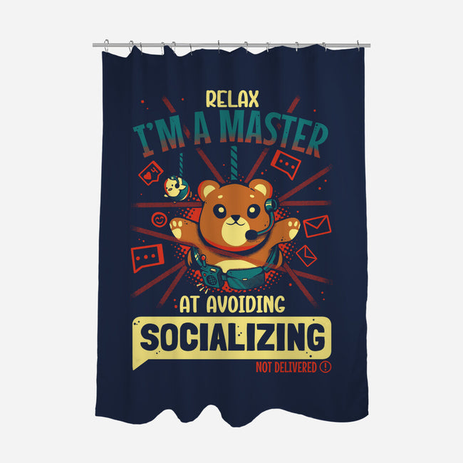 Avoiding Socializing-None-Polyester-Shower Curtain-Heyra Vieira