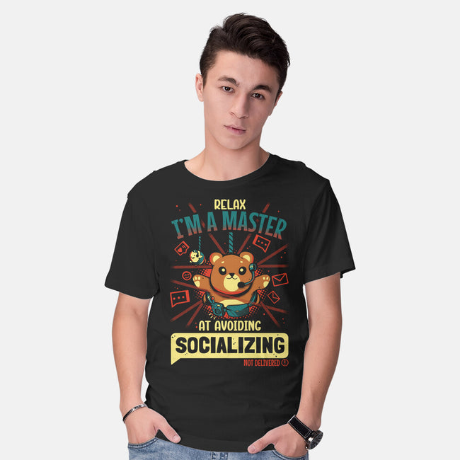 Avoiding Socializing-Mens-Basic-Tee-Heyra Vieira