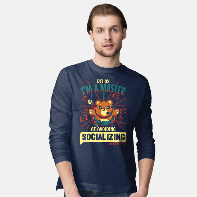 Avoiding Socializing-Mens-Long Sleeved-Tee-Heyra Vieira