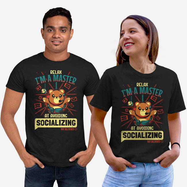 Avoiding Socializing-Unisex-Basic-Tee-Heyra Vieira