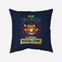 Avoiding Socializing-None-Removable Cover-Throw Pillow-Heyra Vieira