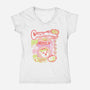 Cucumber Juice-Womens-V-Neck-Tee-ilustrata