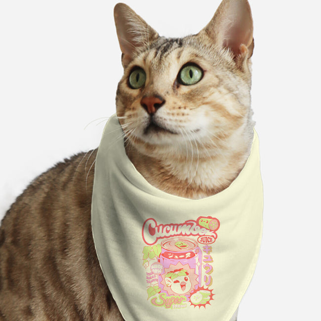 Cucumber Juice-Cat-Bandana-Pet Collar-ilustrata