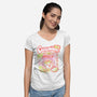 Cucumber Juice-Womens-V-Neck-Tee-ilustrata