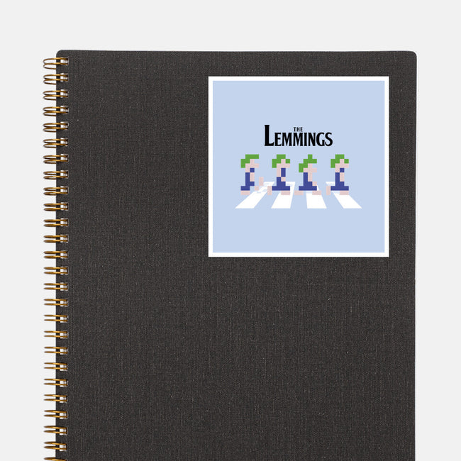 Lemmings Road-None-Glossy-Sticker-Olipop