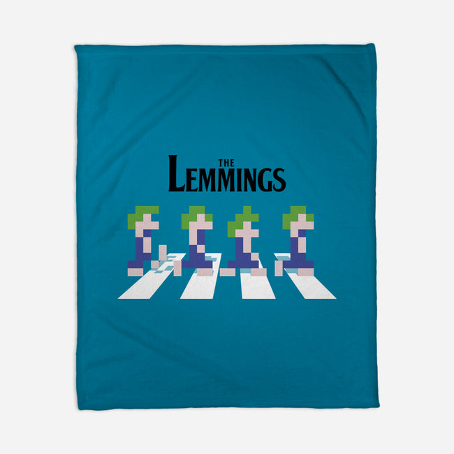 Lemmings Road-None-Fleece-Blanket-Olipop