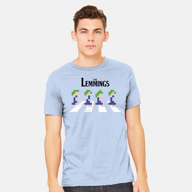 Lemmings Road-Mens-Heavyweight-Tee-Olipop