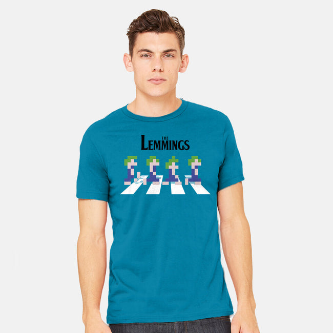 Lemmings Road-Mens-Heavyweight-Tee-Olipop