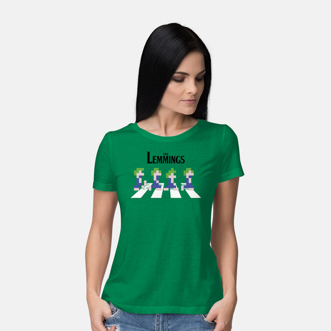 Lemmings Road-Womens-Basic-Tee-Olipop