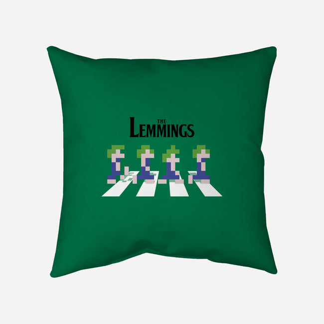 Lemmings Road-None-Removable Cover-Throw Pillow-Olipop