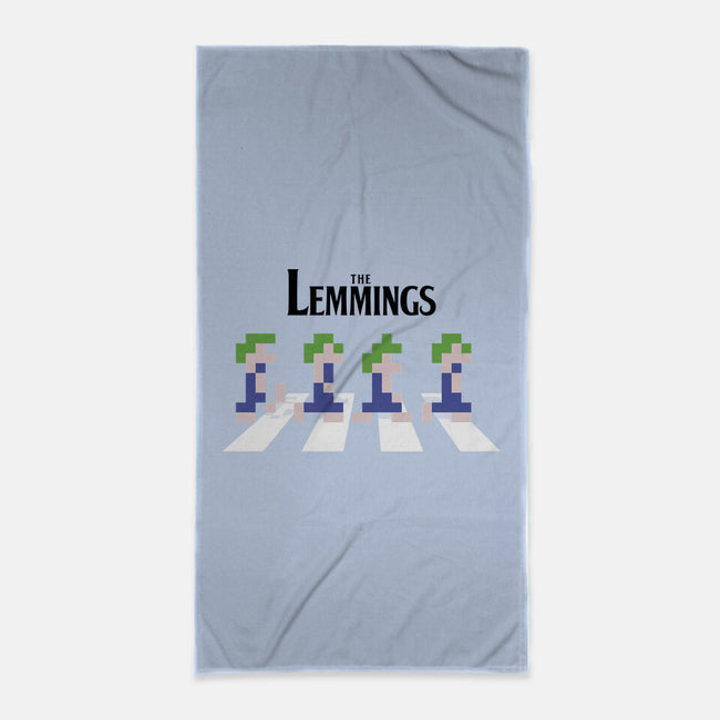 Lemmings Road-None-Beach-Towel-Olipop