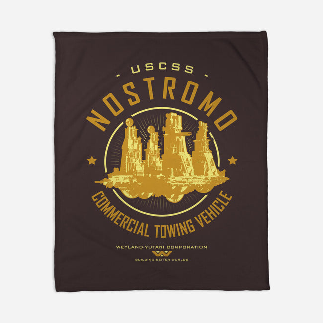 Nostromo Starfreighter-None-Fleece-Blanket-Olipop