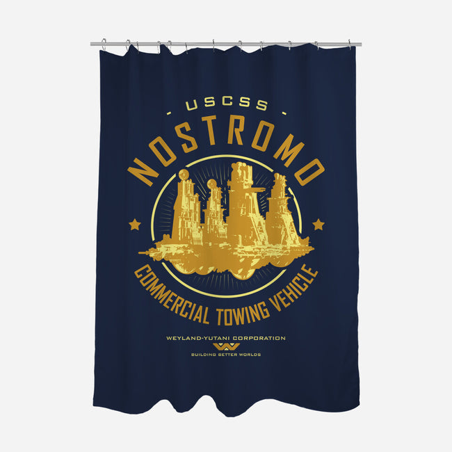 Nostromo Starfreighter-None-Polyester-Shower Curtain-Olipop