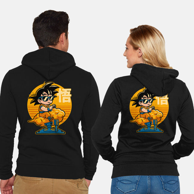 Cloud Anime Hero-Unisex-Zip-Up-Sweatshirt-Studio Mootant