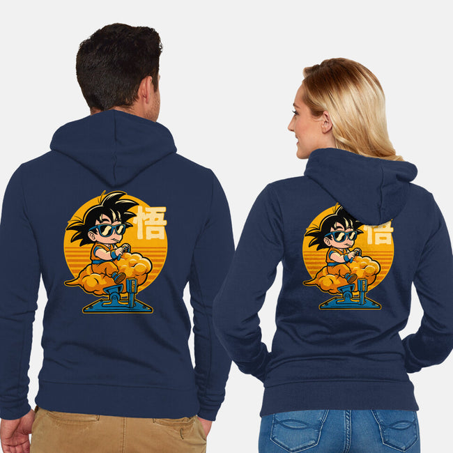 Cloud Anime Hero-Unisex-Zip-Up-Sweatshirt-Studio Mootant